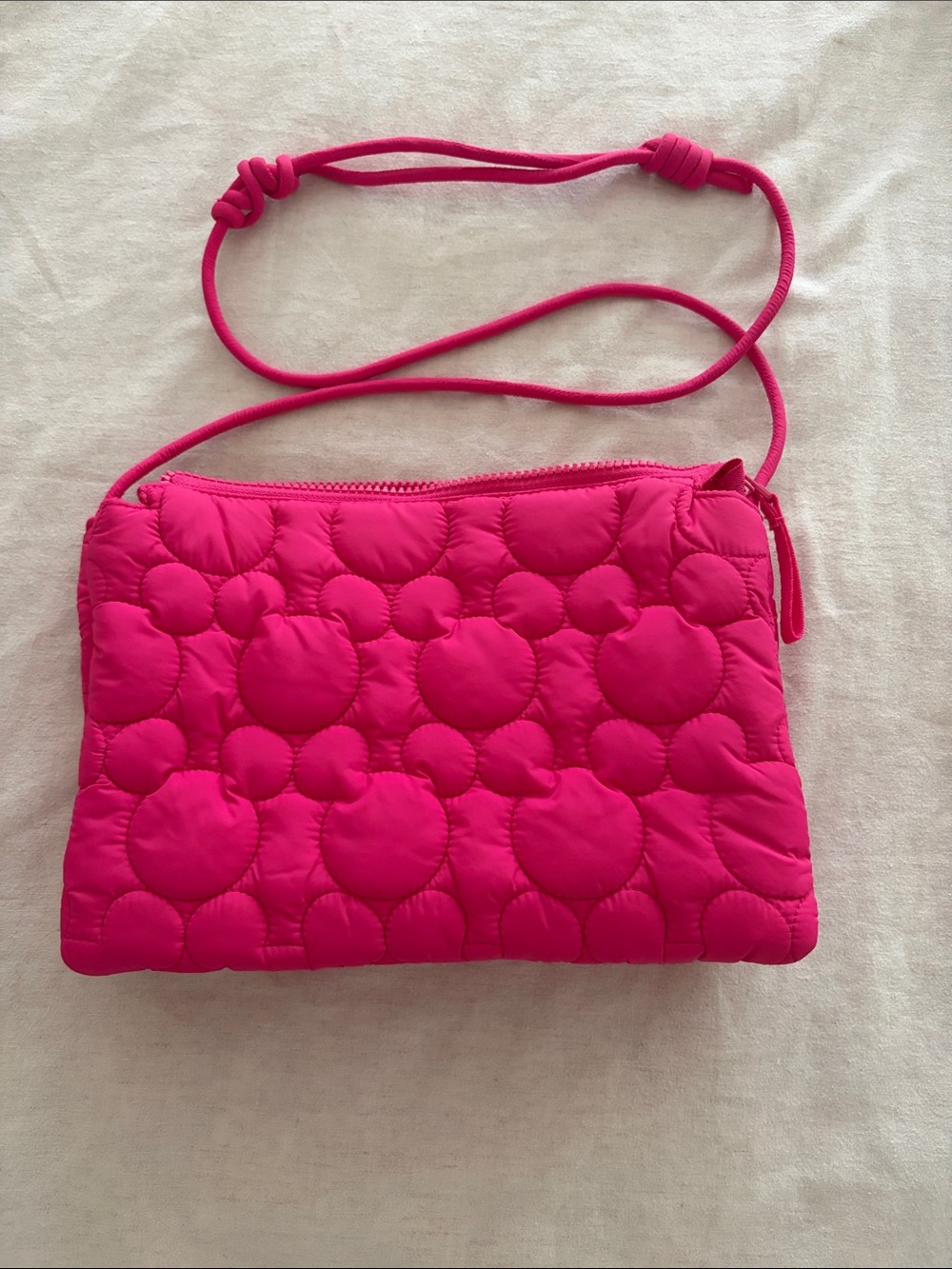 Vera Bradley Mickey Head Crossbody Bag with Knotted Strap